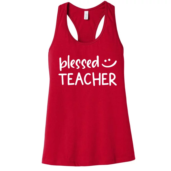 Blessed Teacher Women's Racerback Tank