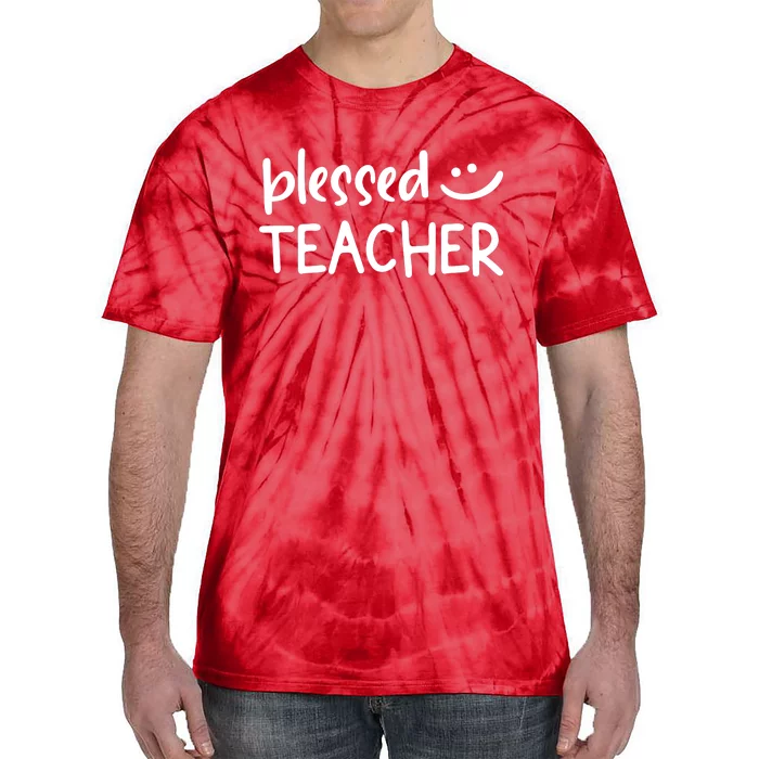 Blessed Teacher Tie-Dye T-Shirt