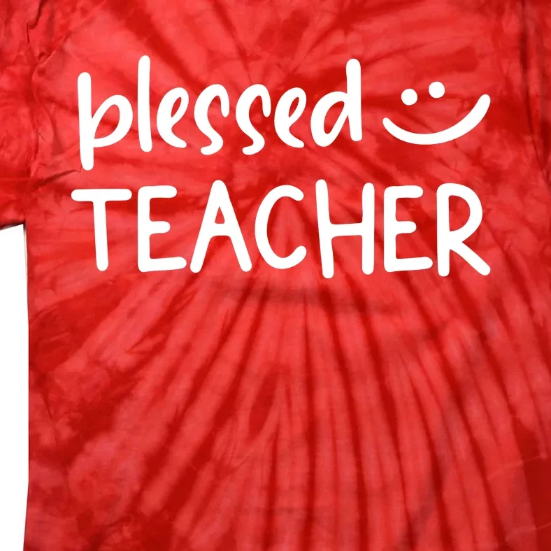 Blessed Teacher Tie-Dye T-Shirt