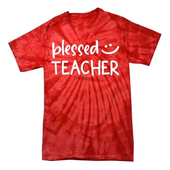 Blessed Teacher Tie-Dye T-Shirt