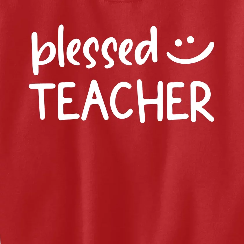 Blessed Teacher Kids Sweatshirt