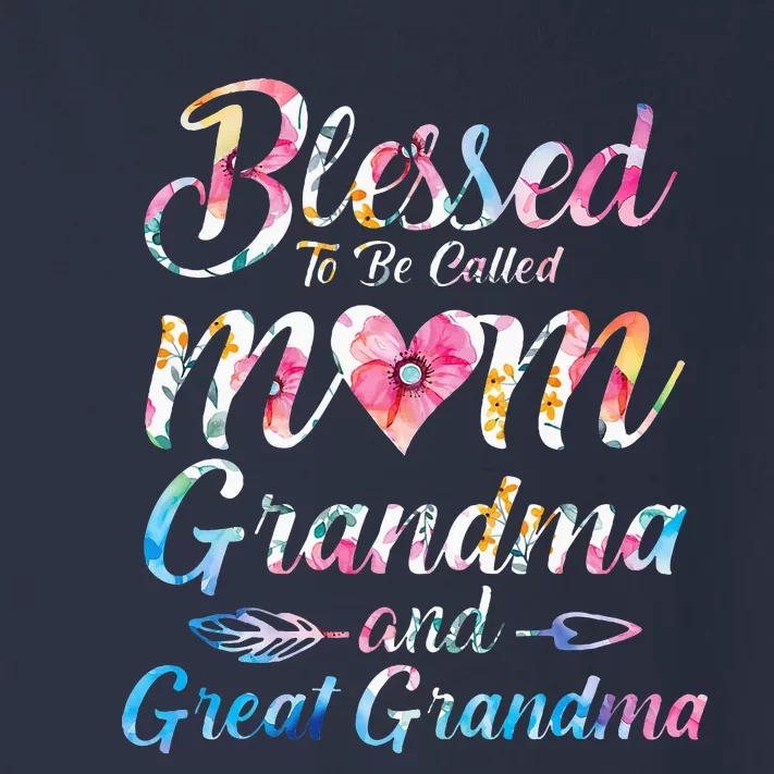 Blessed To Be Called Mom Grandma Great Grandma MotherS Day Toddler Long Sleeve Shirt