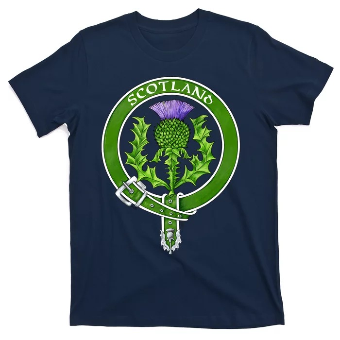 Belted Thistle Badge Of Scotland T-Shirt