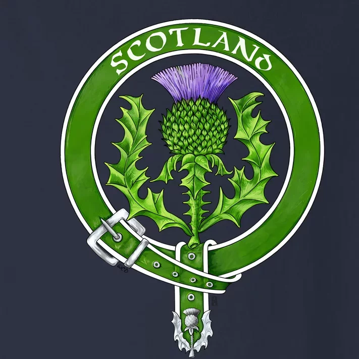 Belted Thistle Badge Of Scotland Toddler Long Sleeve Shirt