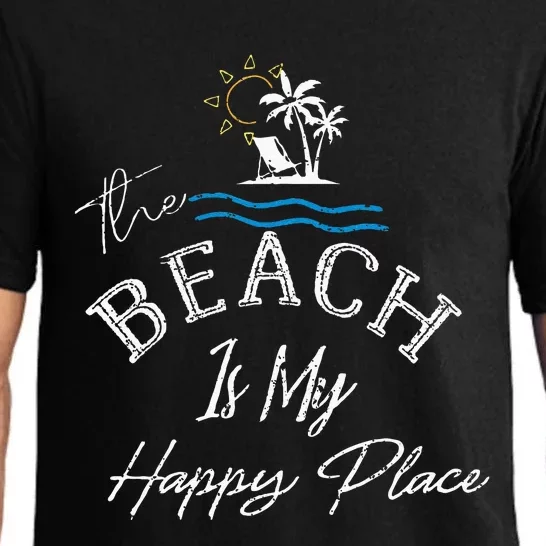 Beach The Beach Is My Happy Place Woman Pajama Set