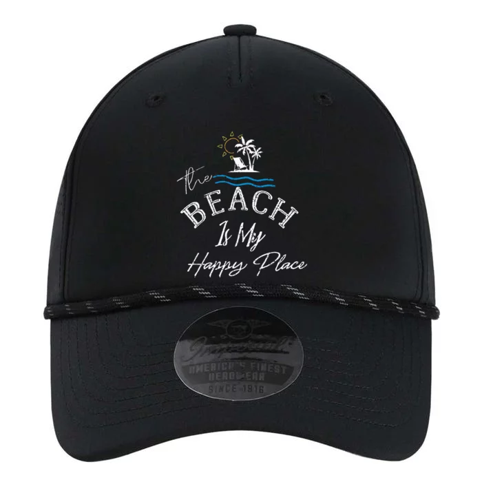 Beach The Beach Is My Happy Place Woman Performance The Dyno Cap