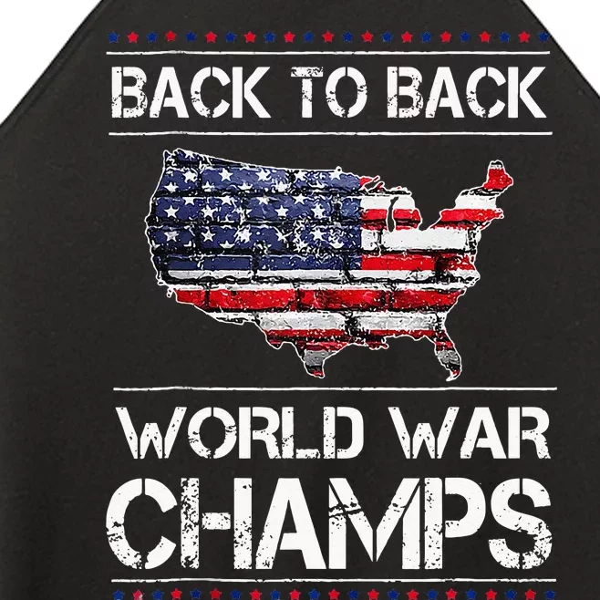 Back To Back Undefeated World War Champs Women’s Perfect Tri Rocker Tank