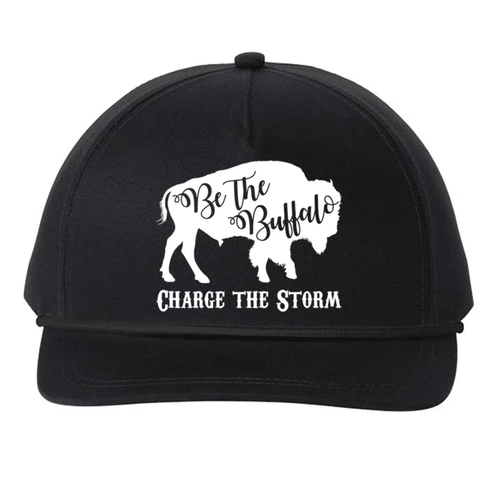 Be The Buffalo Charge The Storm Snapback Five-Panel Rope Hat