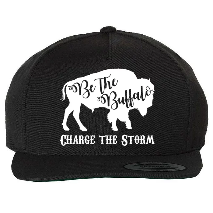 Be The Buffalo Charge The Storm Wool Snapback Cap