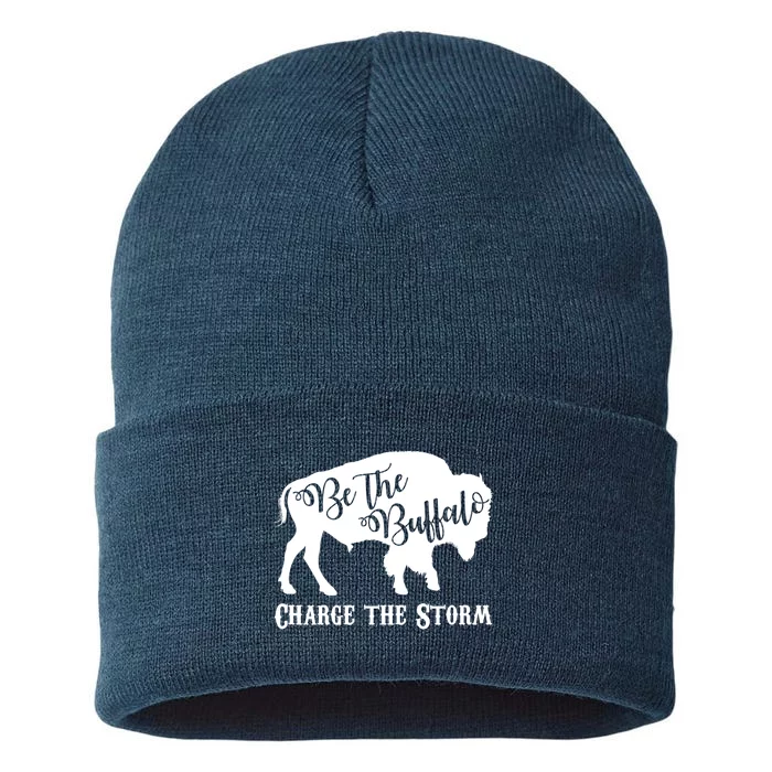 Be The Buffalo Charge The Storm Sustainable Knit Beanie