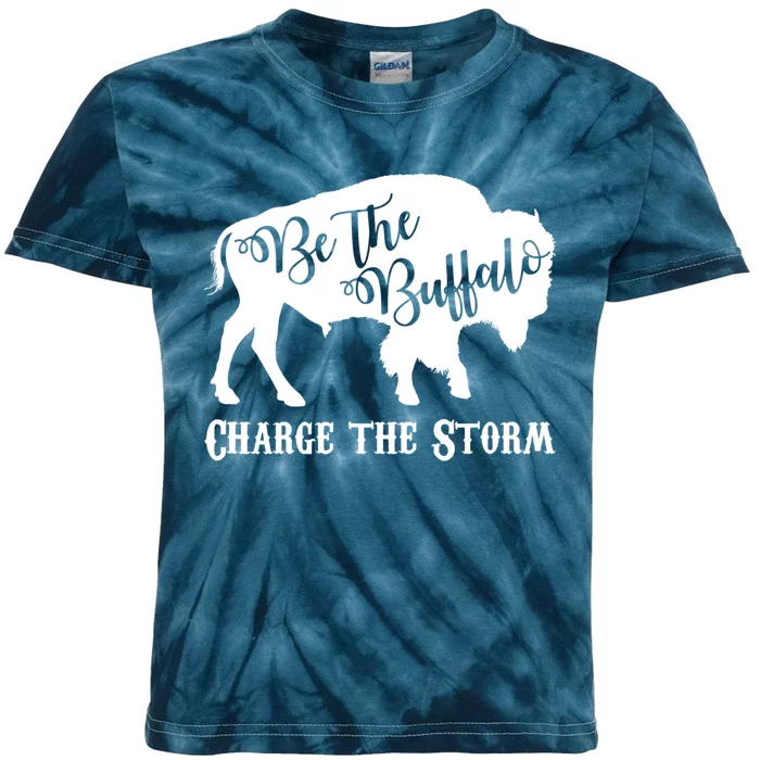 Be The Buffalo Charge The Storm Kids Tie-Dye T-Shirt