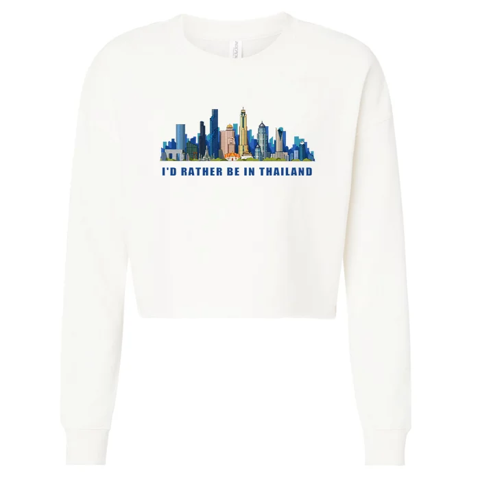 Bangkok Thailand Cropped Pullover Crew