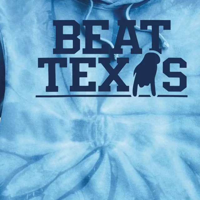 Beat Texas Blue By Ninety Tie Dye Hoodie