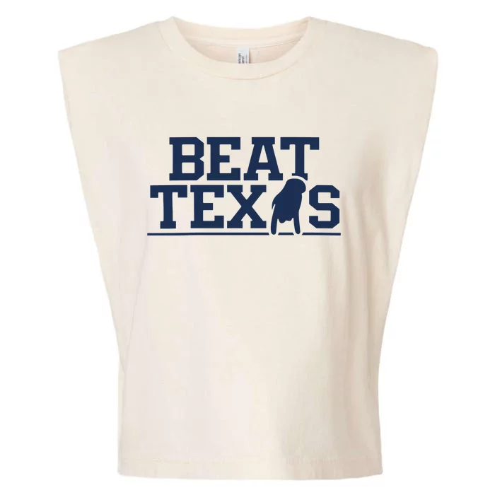 Beat Texas Blue By Ninety Garment-Dyed Women's Muscle Tee