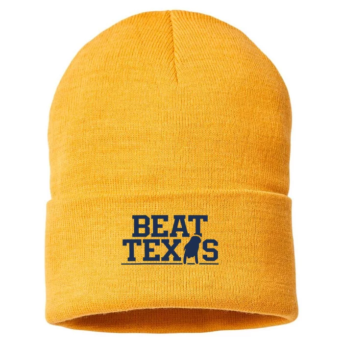 Beat Texas Blue By Ninety Sustainable Knit Beanie