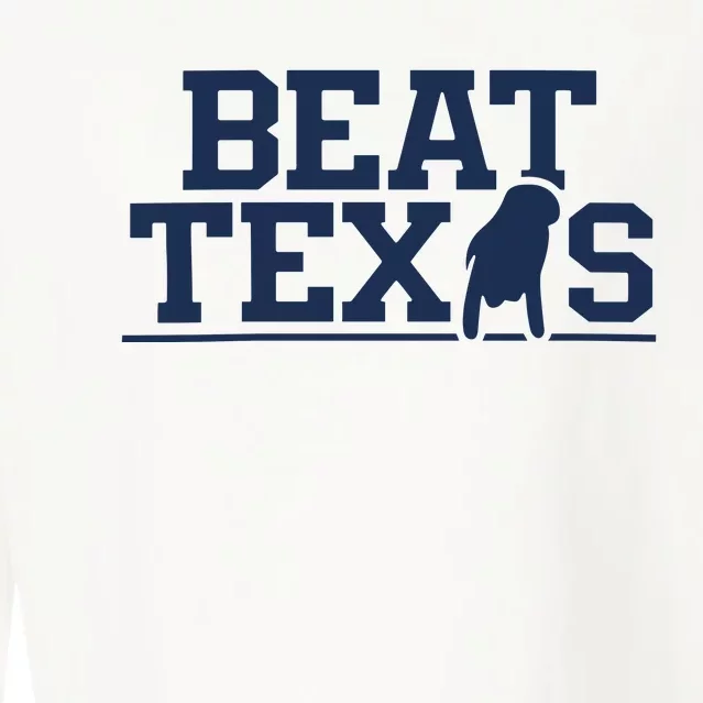 Beat Texas Blue By Ninety Cropped Pullover Crew