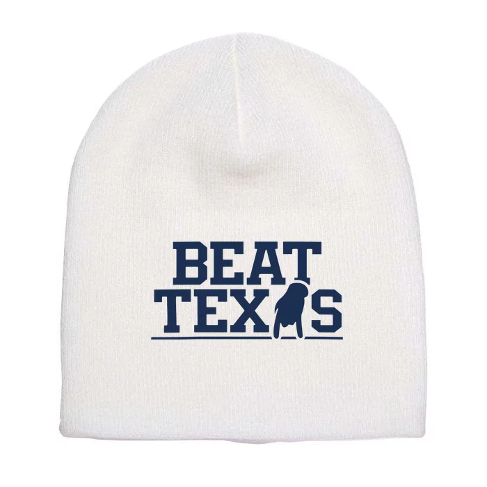 Beat Texas Blue By Ninety Short Acrylic Beanie