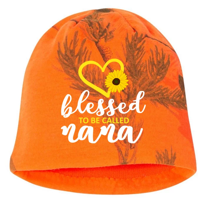 Blessed To Be Called Nana Lovely Sunflower Gift MotherS Day Kati - Camo Knit Beanie