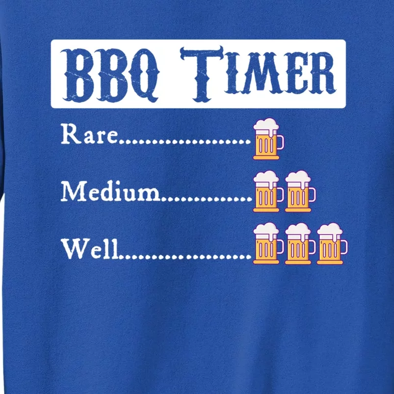 Bbq Timer Barbecue Gift Tall Sweatshirt