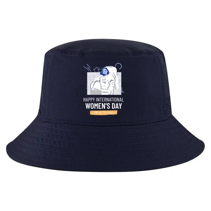 Break The Bias Astronaut Happy International S Day Funny Gift Cool Comfort Performance Bucket Hat