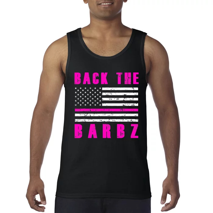 Back The Barbz Flag Back The Barbs Barb Flag Love Barbs Tank Top