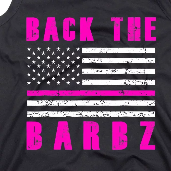 Back The Barbz Flag Back The Barbs Barb Flag Love Barbs Tank Top