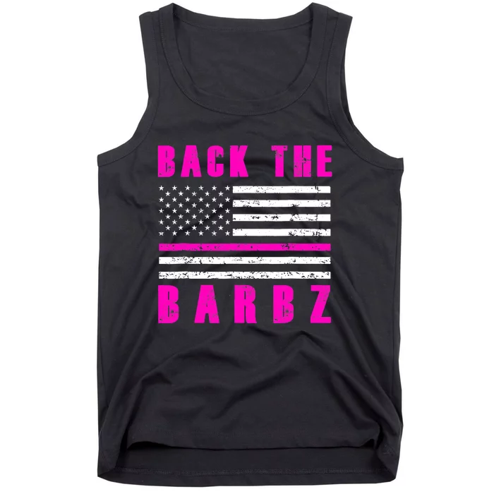 Back The Barbz Flag Back The Barbs Barb Flag Love Barbs Tank Top