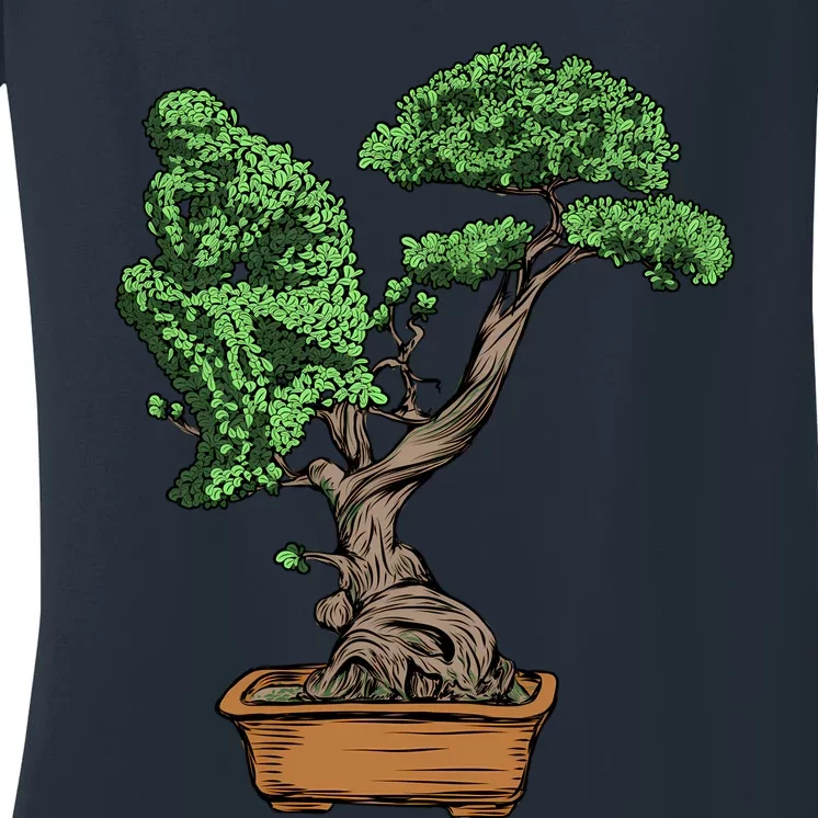 Bonsai Thinking Women's V-Neck T-Shirt