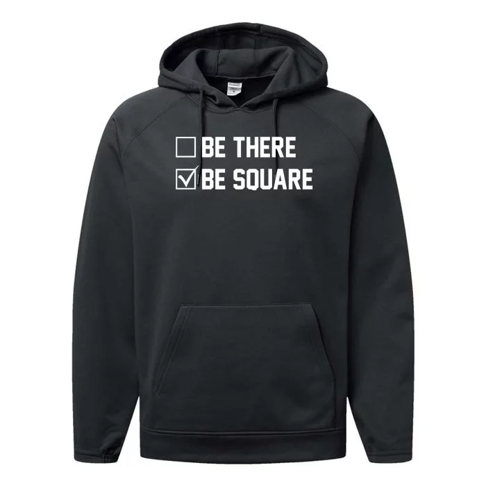 Be There Be Square Performance Fleece Hoodie