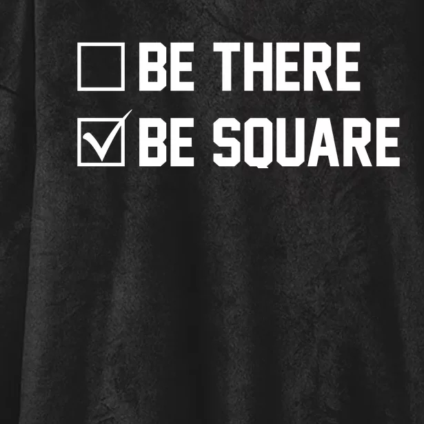 Be There Be Square Hooded Wearable Blanket