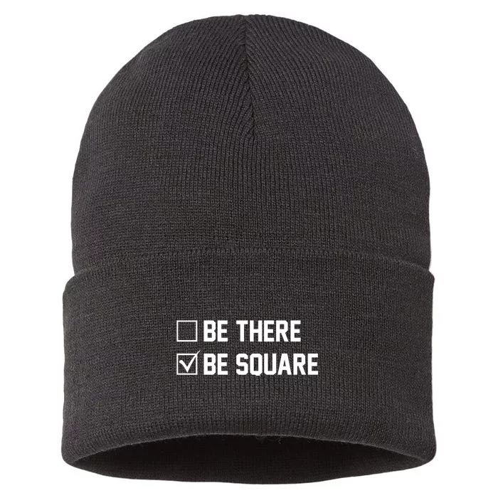 Be There Be Square Sustainable Knit Beanie