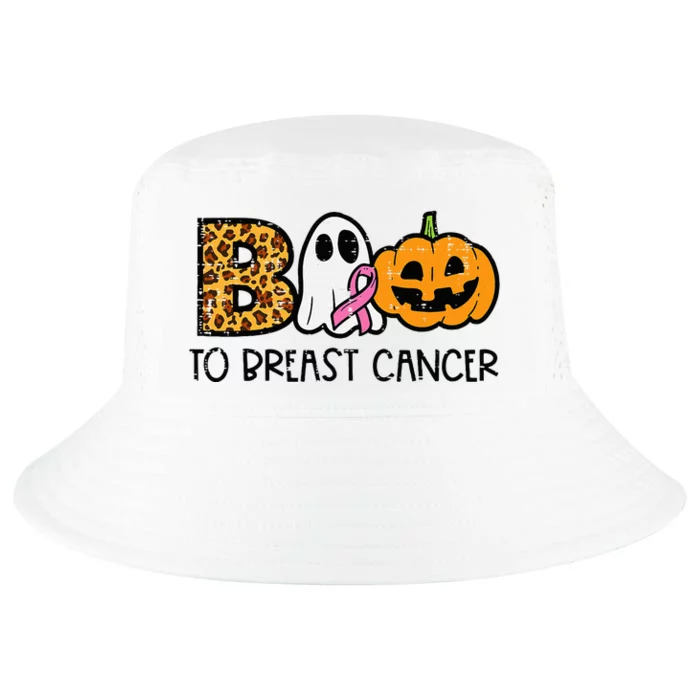 Boo To Breast Cancer Awareness Ghost Halloween Cool Comfort Performance Bucket Hat