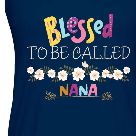 Blessed To Be Called Nana Ladies Essential Flowy Tank