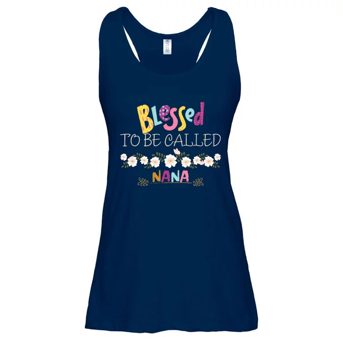 Blessed To Be Called Nana Ladies Essential Flowy Tank