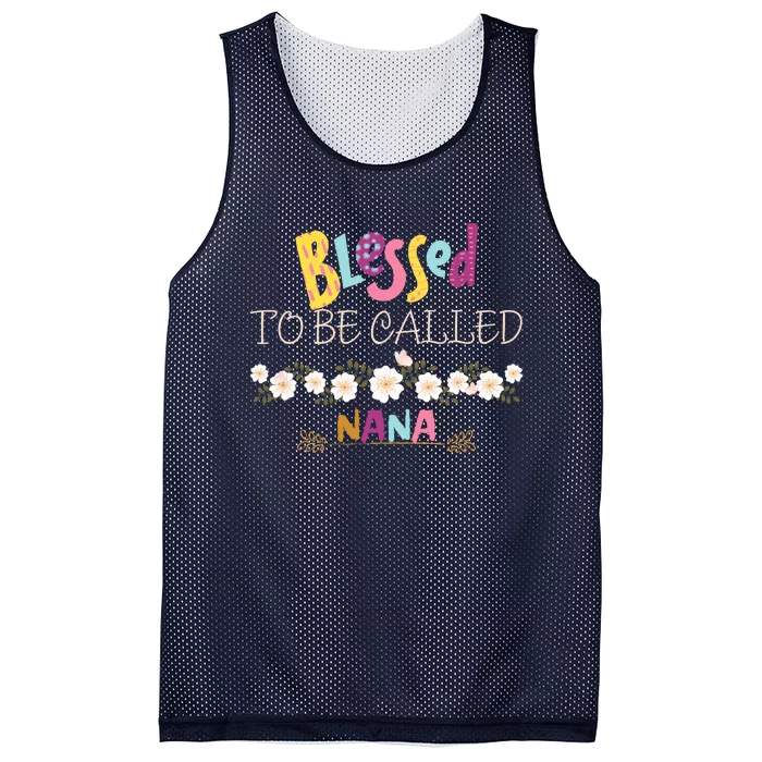 Blessed To Be Called Nana Mesh Reversible Basketball Jersey Tank