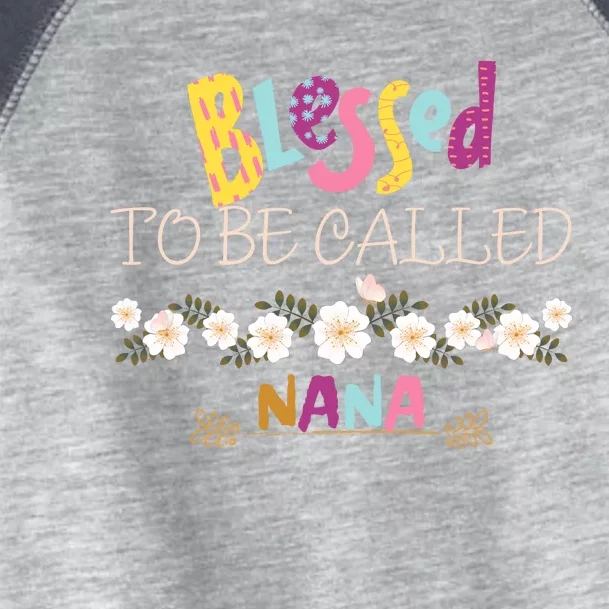 Blessed To Be Called Nana Toddler Fine Jersey T-Shirt