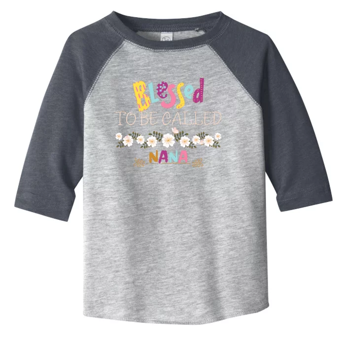 Blessed To Be Called Nana Toddler Fine Jersey T-Shirt