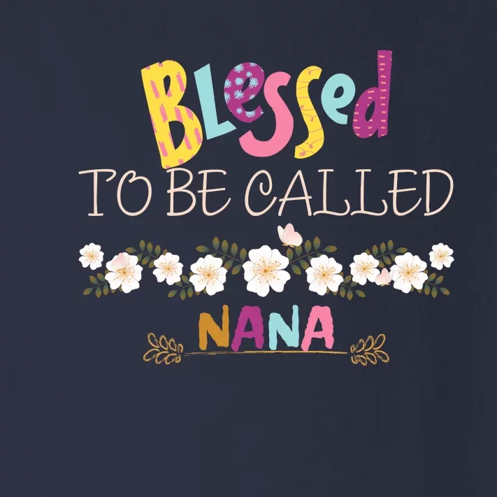 Blessed To Be Called Nana Toddler Long Sleeve Shirt