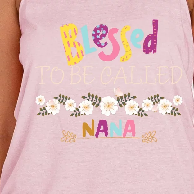 Blessed To Be Called Nana Women's Knotted Racerback Tank