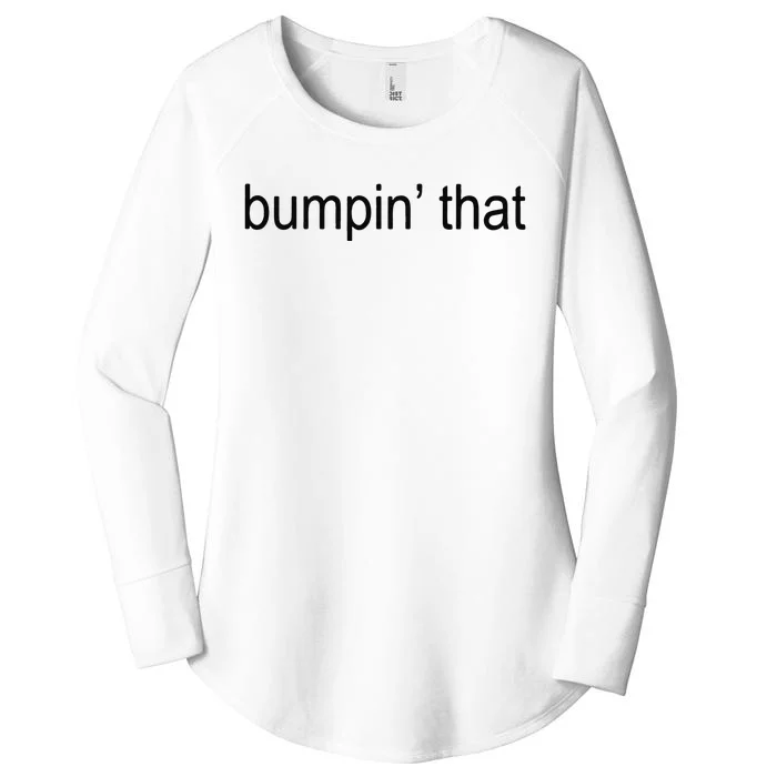 Bumpin’ That Brat Women's Perfect Tri Tunic Long Sleeve Shirt