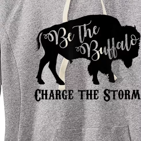 Be The Buffalo Charge The Storm Success Women's Fleece Hoodie