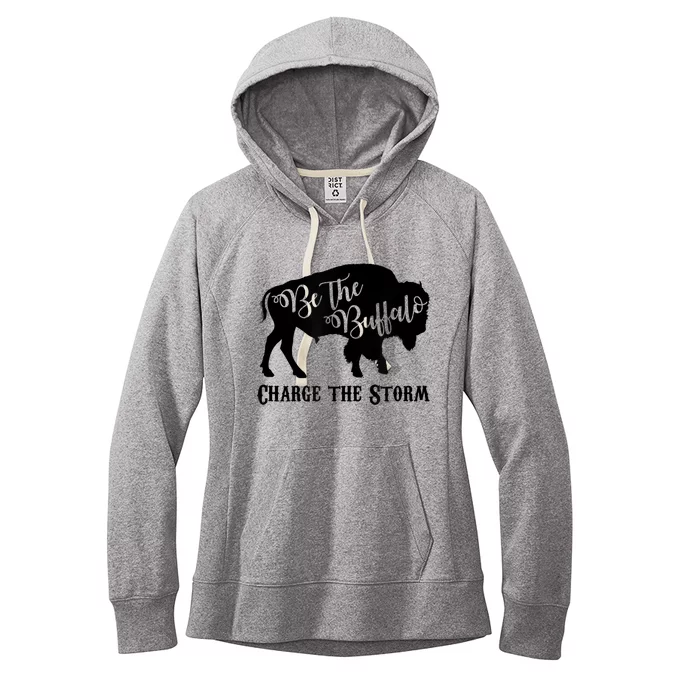 Be The Buffalo Charge The Storm Success Women's Fleece Hoodie