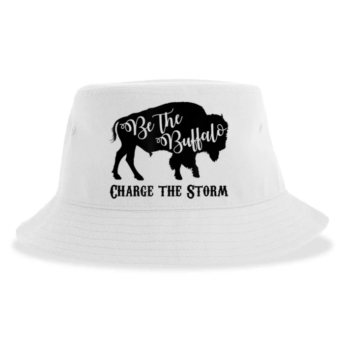 Be The Buffalo Charge The Storm Success Sustainable Bucket Hat