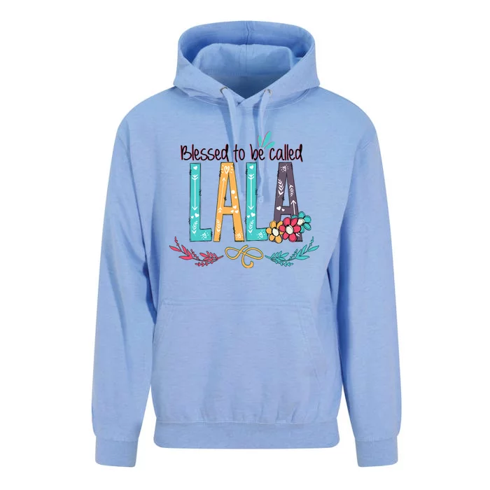 Blessed To Be Called Lala Colorful Giftsgrandma Unisex Surf Hoodie