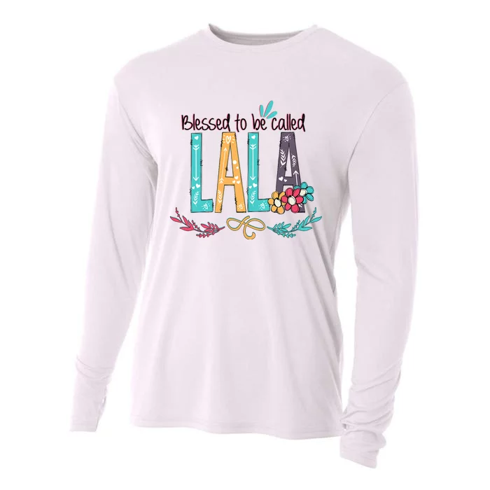 Blessed To Be Called Lala Colorful Giftsgrandma Cooling Performance Long Sleeve Crew