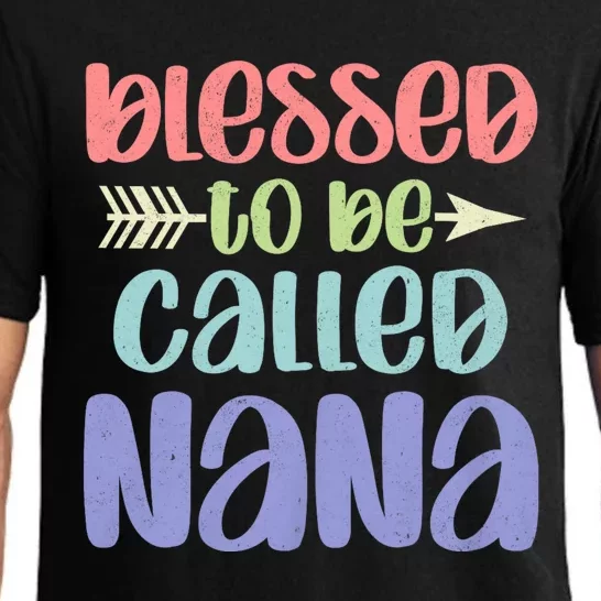 Blessed To Be Called Nana Happy MotherS Day Mom Grandma Pajama Set