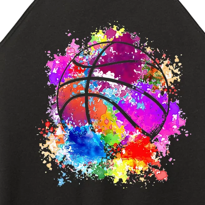 Basketball Teenagers  Baller Dunking Women’s Perfect Tri Rocker Tank