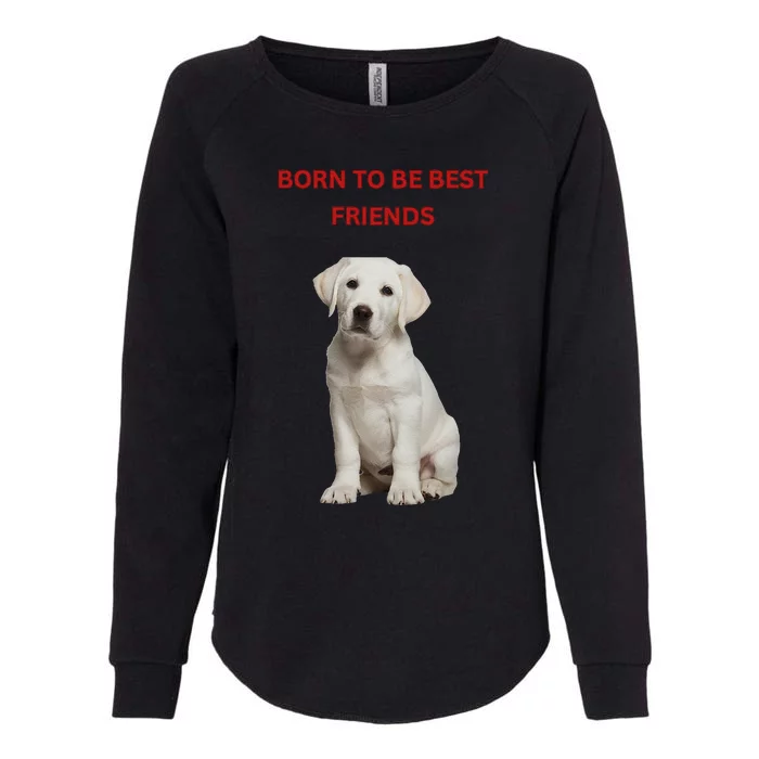 Born To Be Best Friends Design Womens California Wash Sweatshirt