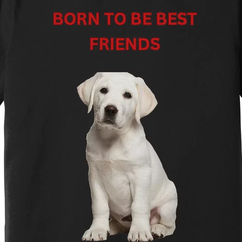 Born To Be Best Friends Design Premium T-Shirt