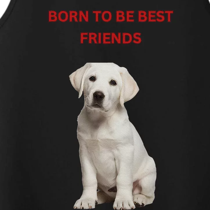 Born To Be Best Friends Design Performance Tank